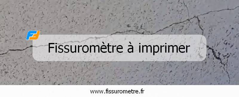 fissuromètre à imprimer